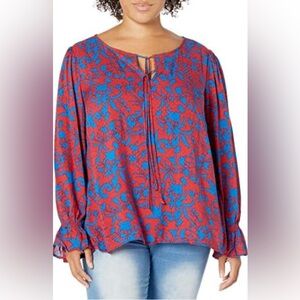 Jessica Simpson Women's Sassie Elegant Long Sleeve Blouse